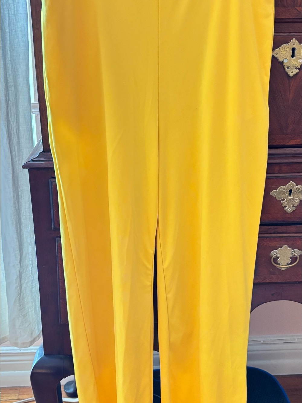 Yellow Wide-Leg Women’s Yoga Pants
